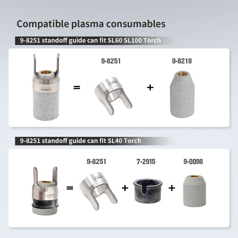 WeldingStop 9-8251 Standoff Guide fit Cutmaster 52 Thermal Dynamics SL60 SL100 Torch Consumables 1pc - Image 4